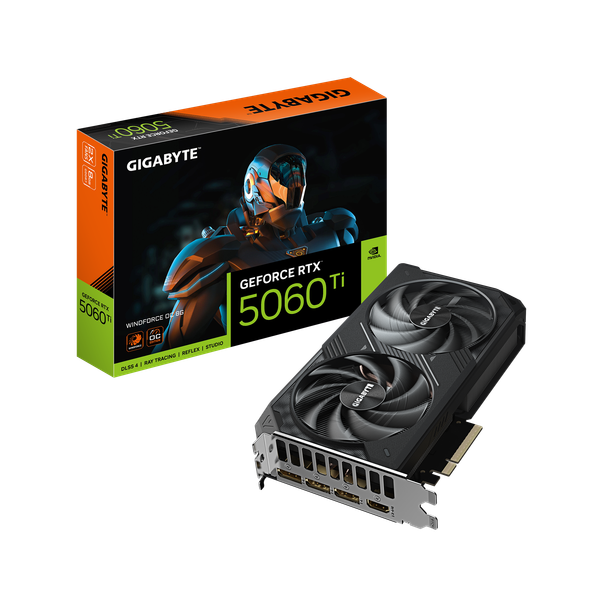 Изображение товара Видеокарта Gigabyte RTX5060TI 8GB (GV-N506TWF2OC-8GD)