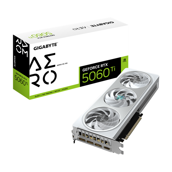 Изображение товара Видеокарта Gigabyte RTX5060TI 8GB (GV-N506TAERO OC-8GD)