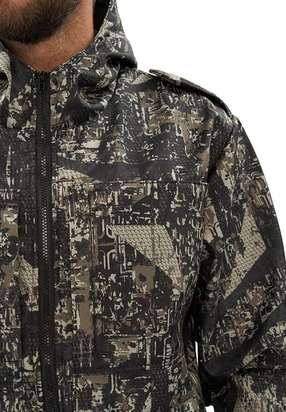 Изображение товара Костюм для охоты и рыбалки УРСУС Каскад кмф Тетрис зеленый Полофлис / КОС345 (р.44-46, 182-188)