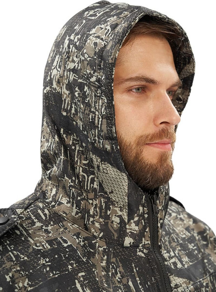 Изображение товара Костюм для охоты и рыбалки УРСУС Каскад кмф Тетрис зеленый Полофлис / КОС345 (р.44-46, 182-188)