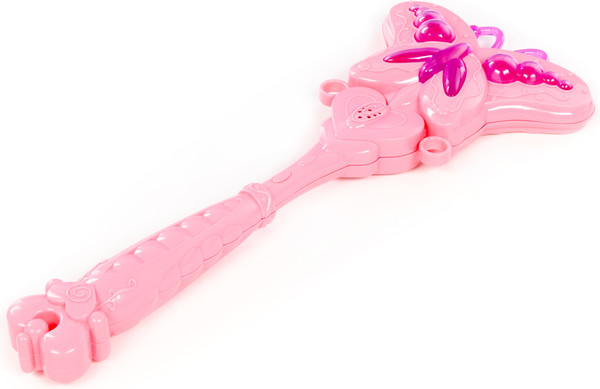 Изображение товара Развивающая игрушка Полесье Волшебная палочка. Бабочка / 86833 (розовый)