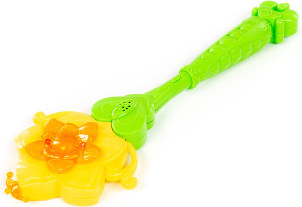 Изображение товара Развивающая игрушка Полесье Волшебная палочка. Цветочек / 86840 (желтый/оранжевый)