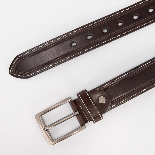 Изображение товара Ремень мужской Poshete 571-2506-L-DBW (коричневый)