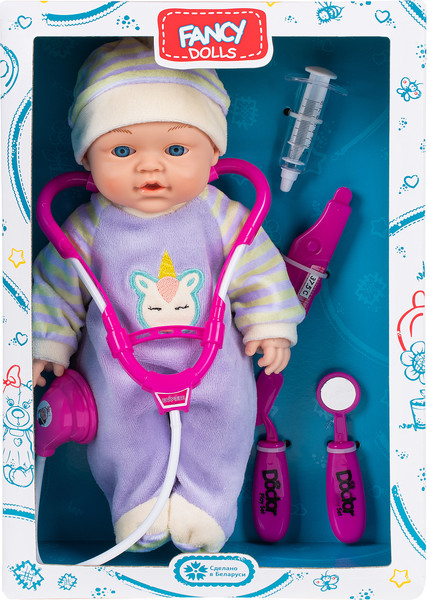 Изображение товара Пупс с аксессуарами Fancy Малыш с набором доктора / PU11