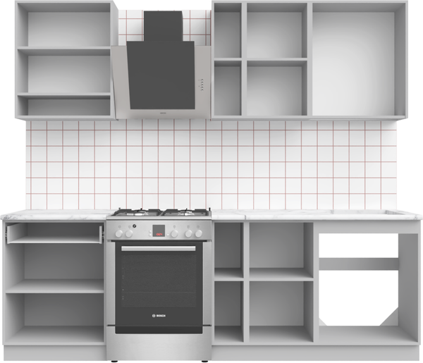 Изображение товара Кухонный гарнитур Arvento АНТА-плюс 1.8м (графит)