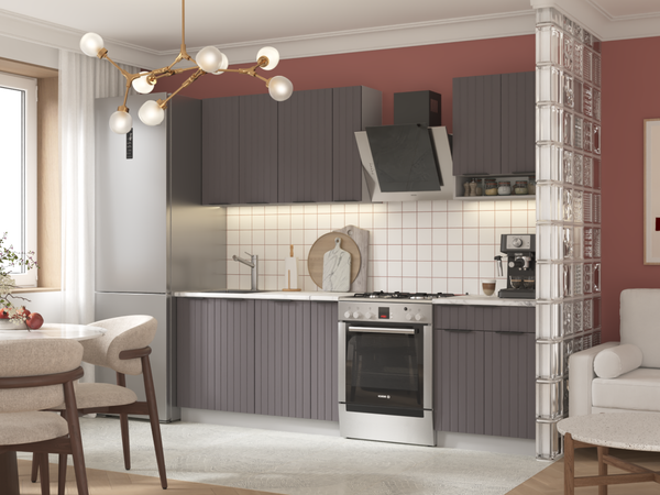 Изображение товара Кухонный гарнитур Arvento АНТА-плюс 1.8м (графит)