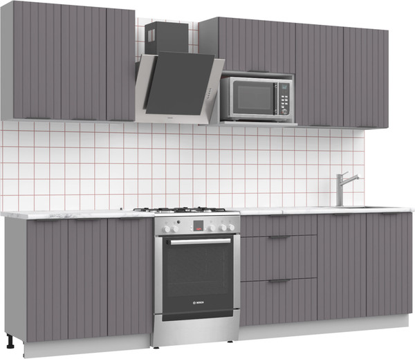 Изображение товара Кухонный гарнитур Arvento АНТА-плюс 2.2м (графит)