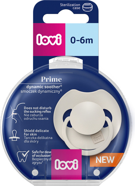 Изображение товара Пустышка Lovi Prime 0-6 мес / 34/400 (Coconut)