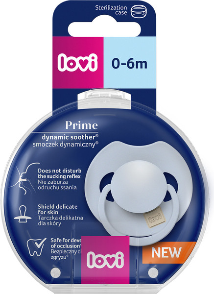 Изображение товара Пустышка Lovi Prime 0-6 мес / 34/416 (Baby Blue)