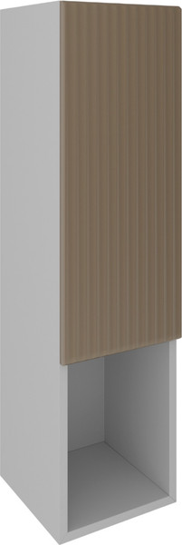 Изображение товара Шкаф-полупенал для ванной ЗОВ Дублин / CDUFLWMFC (флавио кашемир)