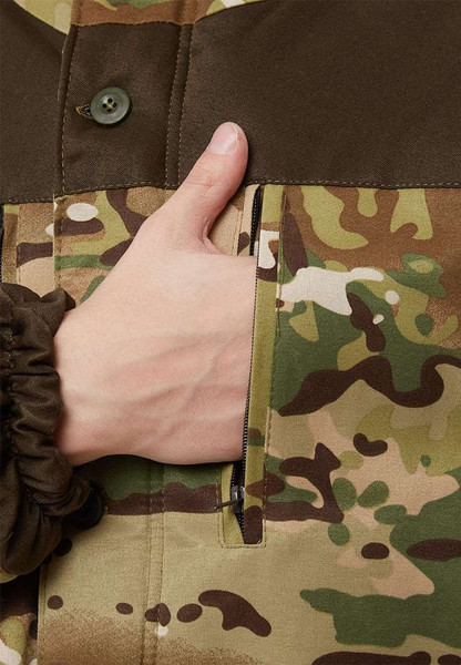 Изображение товара Костюм для охоты и рыбалки УРСУС Горка кмф мультикам/темный-хаки Рип-Стоп / КОС288-ЗМ (р.48-50, 182-188)