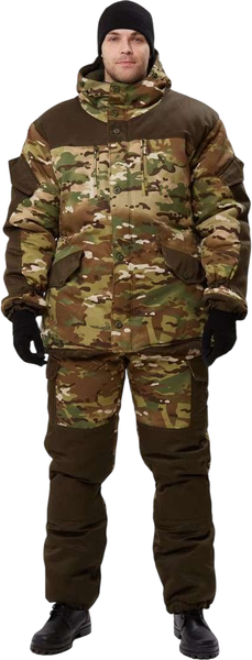 Изображение товара Костюм для охоты и рыбалки УРСУС Горка кмф мультикам/темный-хаки Рип-Стоп / КОС288-ЗМ (р.56-58, 182-188)