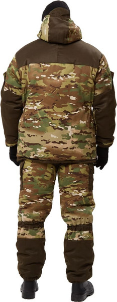Изображение товара Костюм для охоты и рыбалки УРСУС Горка кмф мультикам/темный-хаки Рип-Стоп / КОС288-ЗМ (р.60-62, 182-188)