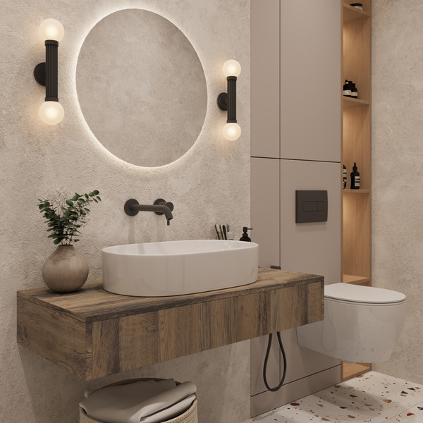 Изображение товара Тумба под умывальник ЗОВ Токио Премиум 120 / TP120AWPTOC0 (аттик)