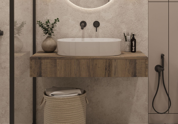 Изображение товара Тумба под умывальник ЗОВ Токио Премиум 80 / TP80AWPTOC2 (аттик)