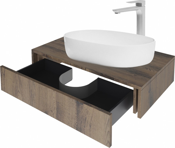 Изображение товара Тумба под умывальник ЗОВ Токио Премиум 80 / TP80AWPTOC2 (аттик)