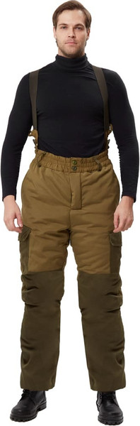 Изображение товара Костюм для охоты и рыбалки УРСУС Горка светлый-хаки/темный-хаки Полибрезент/ КОС288-ЗМ (р.48-50, 182-188)