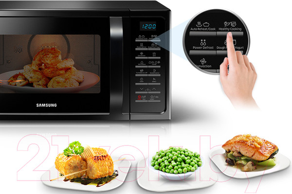 Изображение товара Микроволновая печь Samsung MC28H5013AK/BW