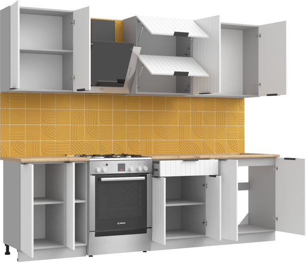 Изображение товара Кухонный гарнитур Arvento АНТА-плюс 2м (белый)