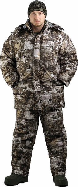 Изображение товара Костюм для охоты и рыбалки УРСУС Тайга термофольга мембрана кмф Paintball / КОС111-130 (р.52-54, 182-188)