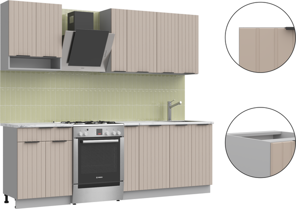 Изображение товара Кухонный гарнитур Arvento АНТА-плюс 1.8м (капучино)