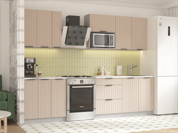 Изображение товара Кухонный гарнитур Arvento АНТА-плюс 2.2м (капучино)