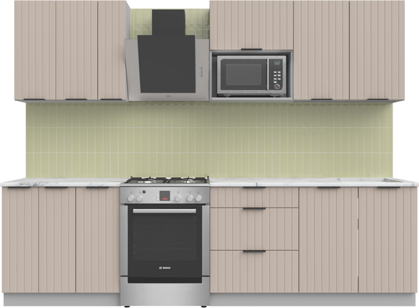 Изображение товара Кухонный гарнитур Arvento АНТА-плюс 2.2м (капучино)