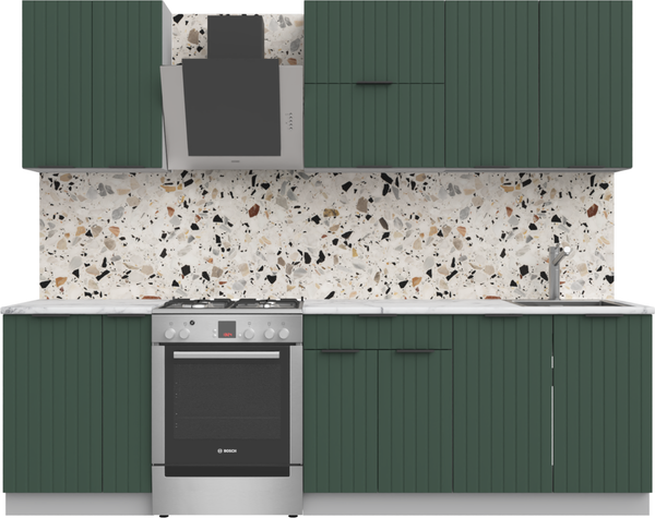 Изображение товара Кухонный гарнитур Arvento АНТА-плюс 2м (зеленый)