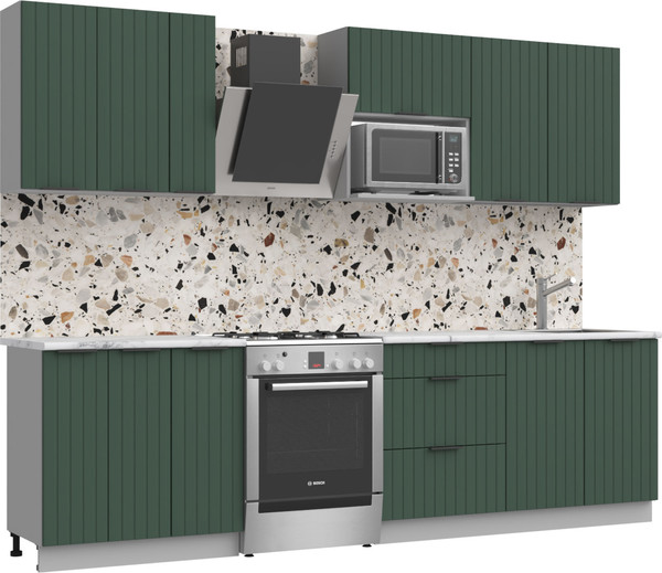 Изображение товара Кухонный гарнитур Arvento АНТА-плюс 2.2м (зеленый)