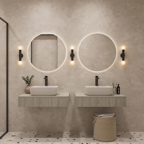 Изображение товара Тумба под умывальник ЗОВ Токио Премиум 80 / TP80ELSPTOC2 (вяз либерти серебряный)