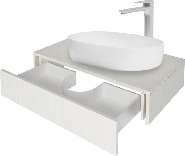 Изображение товара Тумба под умывальник ЗОВ Токио Премиум 70 / TP70WWPTOC2 (белый)