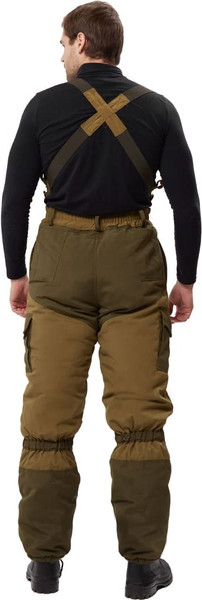 Изображение товара Костюм для охоты и рыбалки УРСУС Горка светлый-хаки/темный-хаки Полибрезент/ КОС288-ЗМ (р.60-62, 170-176)