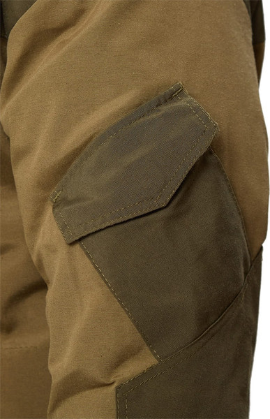 Изображение товара Костюм для охоты и рыбалки УРСУС Горка светлый-хаки/темный-хаки Полибрезент/ КОС288-ЗМ (р.60-62, 182-188)