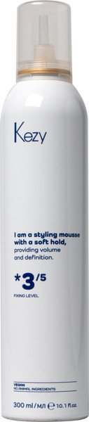 Изображение товара Мусс для укладки волос Kezy I am для придания объема легкой фиксации (300мл)