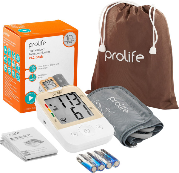 Изображение товара Тонометр Prolife PA2 Basic 1.0 (без адаптера)