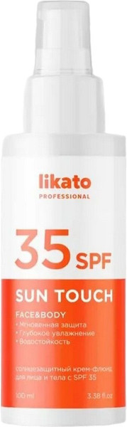 Изображение товара Крем солнцезащитный Likato Professional Sun Touch для лица и тела SPF 35 (100мл)