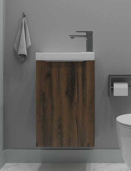 Изображение товара Тумба под умывальник ЗОВ Монови Слим 40 / S40LA0LA7091B (аттик)