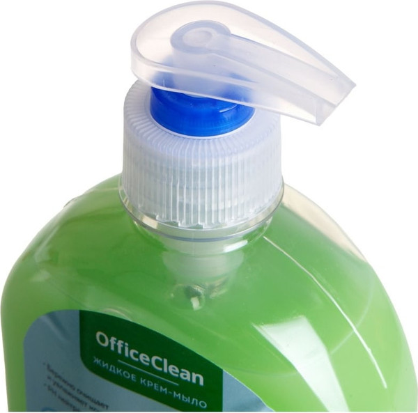 Изображение товара Мыло жидкое OfficeClean Алоэ антибактериальное (300мл)