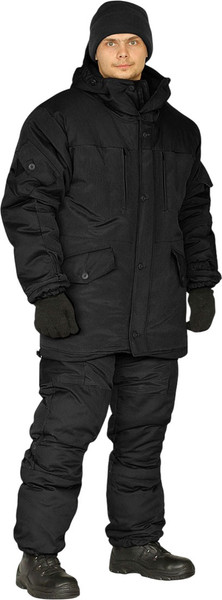 Изображение товара Костюм для охоты и рыбалки УРСУС Горка черный Рип-Стоп / КОС288-ЗМ (р.52-54, 182-188)