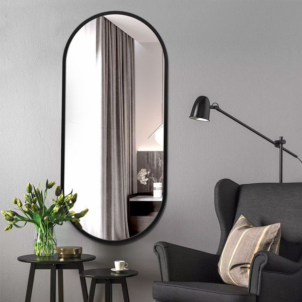 Изображение товара Зеркало Алмаз-Люкс MF-2 60120c (черный)