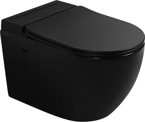 Изображение товара Унитаз подвесной с инсталляцией Abber Bequem AC1108PMB-AC0101P (с импульсным смывом)
