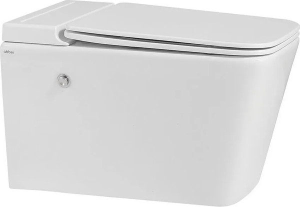 Изображение товара Унитаз подвесной с инсталляцией Abber Bequem AC1202P-AC0101P (с импульсным смывом)