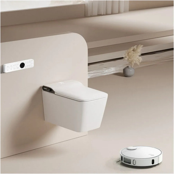 Изображение товара Унитаз подвесной с инсталляцией Abber Bequem AC1215S-AC0101P (с импульсным смывом)
