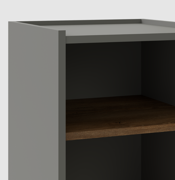 Изображение товара Тумба MySTAR ИВ-126.03 (дымчатый алмаз/дуб канзас)