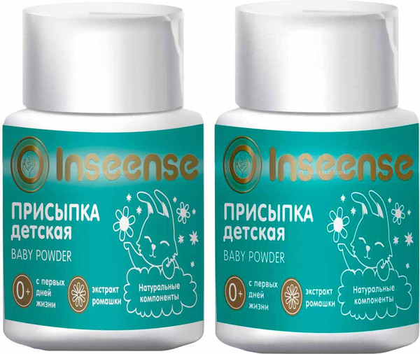Изображение товара Присыпка Inseense Мегапак С ромашкой / Ins50gх2powder (2x50г)