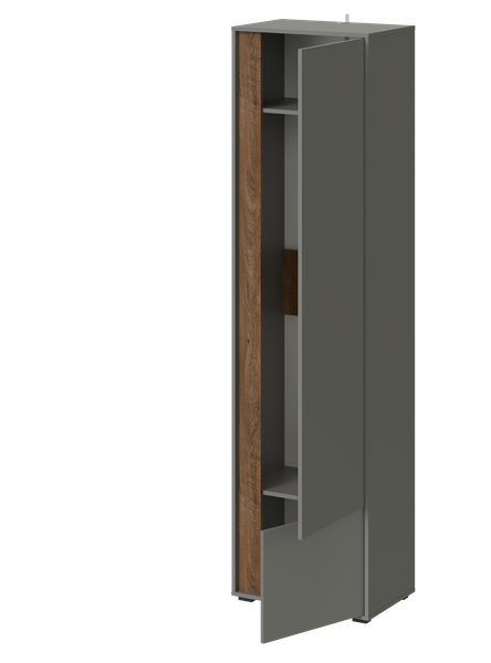 Изображение товара Шкаф MySTAR ИВ-126.08 (дымчатый алмаз/дуб канзас)