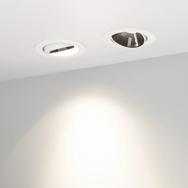 Изображение товара Точечный светильник Arlight MS-FORECAST-BUILT-TURN-R102-12W Day4000 WH-BK 32deg / 033659