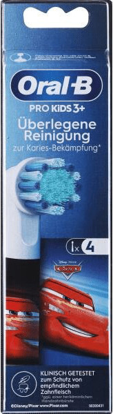 Изображение товара Набор насадок для зубной щетки Oral-B Cars Extra Soft (4шт)