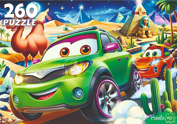 Изображение товара Пазл РЫЖИЙ КОТ Гонкт в пустыне / Ф260-4547