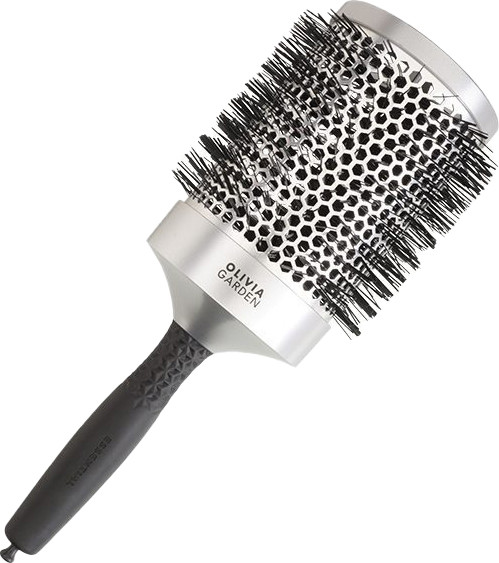 Изображение товара Брашинг для расчески Olivia Garden Термобрашинг Essential Blowout Classic Silver 85мм